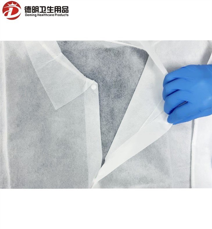 Disposable Polypropylene Lab Coat